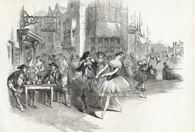 Szene aus dem neuen Ballett 